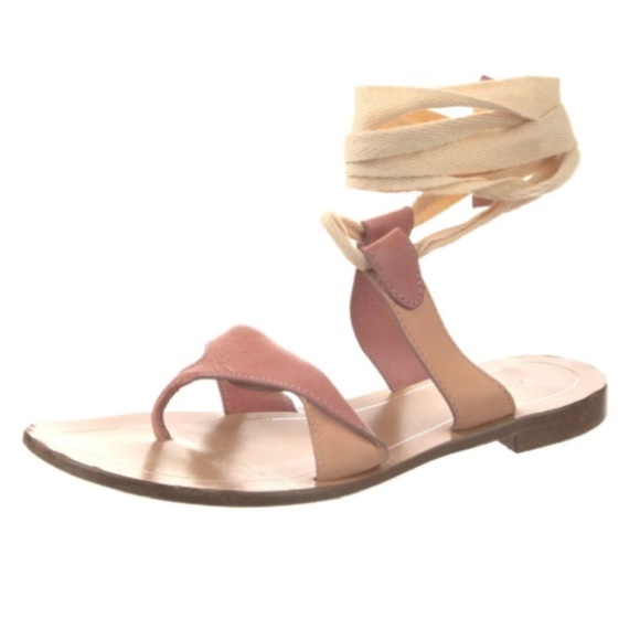 Sarah Flint Grear‎ Sandals Pink Nude 37 7 - Picture 1 of 9